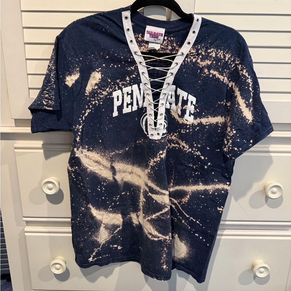 Custom Penn State Lace-Up T-Shirt